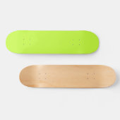Solid, hell, Limon, grün Skateboard (Horizontal)