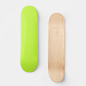 Solid, hell, Limon, grün Skateboard (Vorderseite)