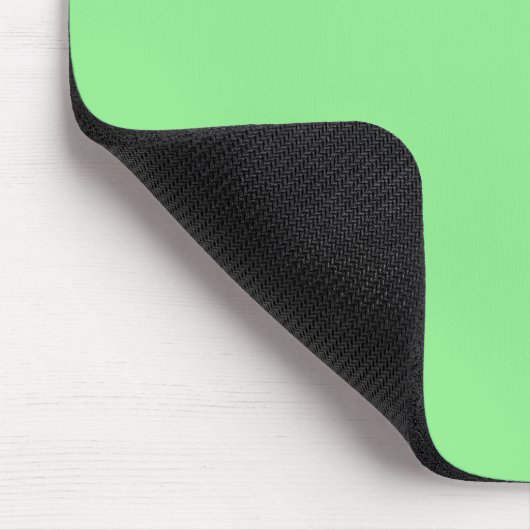 Solid hellgrüner Single gefärbt Mousepad (Ecke)