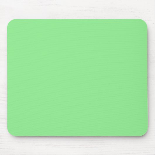 Solid hellgrüner Single gefärbt Mousepad (Vorne)