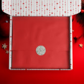 Solid Holly Red Seidenpapier