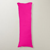 Solid Hot Pink Body Kissen Kissen (Vorderseite Vertikal)