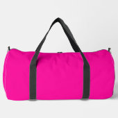 Solid Hot Pink Duffle Bag (Vorderseite)