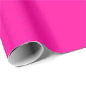 Solid Hot Pink Geschenkpapier (Rolleneckpunkt)