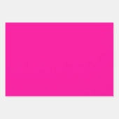 Solid Hot Pink Geschenkpapier Set (Vorderseite)