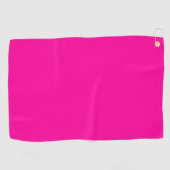 Solid Hot Pink Golfhandtuch (Horizontal)