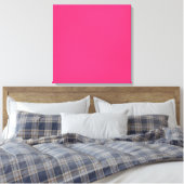 SOLID-HOT-PINK-HINTERGRUNDVORLAGE TEXTURE-WALLPAP LEINWANDDRUCK (Insitu (Schlafzimmer))