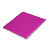 Solid Hot Pink Keramik Tile Fliese (Seite)