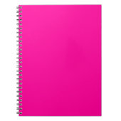 Solid Hot Pink Notizblock (Vorderseite)