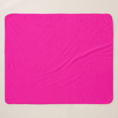 Solid Hot Pink Sherpadecke (Vorderseite (Horizontal))