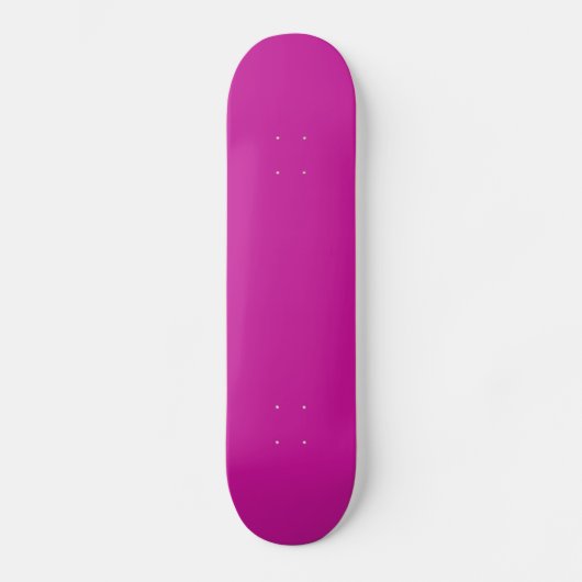 Solid-Hot-Pink-Skateboard Skateboard (Vorderseite)