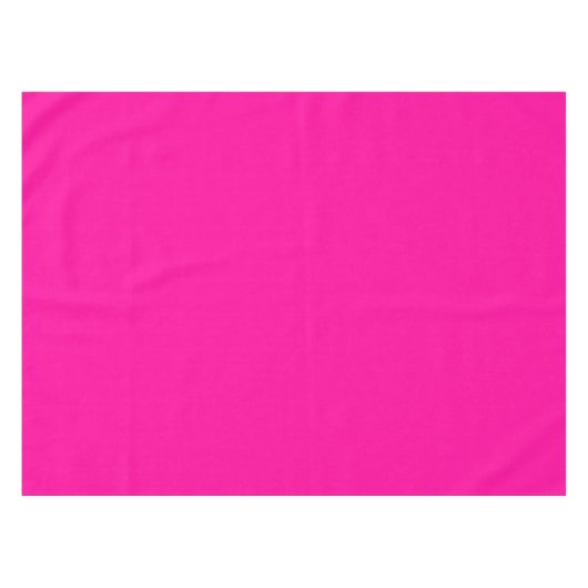 Solid Hot Pink Tischdecke (Vorderseite (Horizontal))