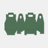 Solid Hunter Green Gevor Boxes Geschenkschachtel (Ungefaltet)
