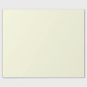 Solid Ivory Color Geschenkpapier (Flach)