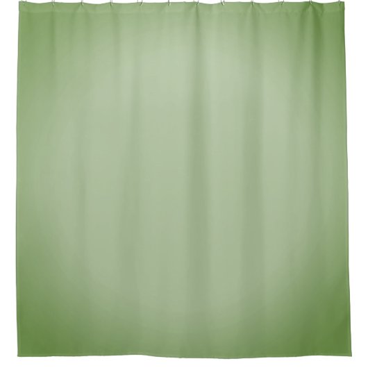 Solid Jade Green Celadon Duschvorhang (Vorderseite)