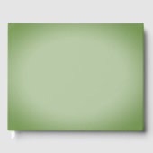 Solid Jade Green Celadon Gästebuch (Vorderseite)