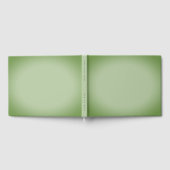 Solid Jade Green Celadon Gästebuch (Voll)