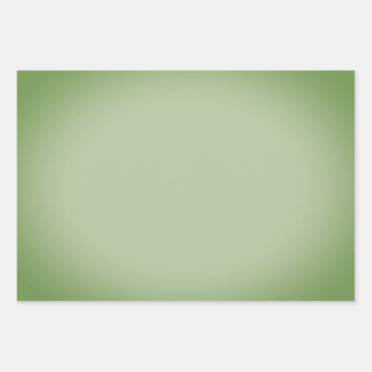 Solid Jade Green Celadon Geschenkpapier Set (Vorderseite 2)