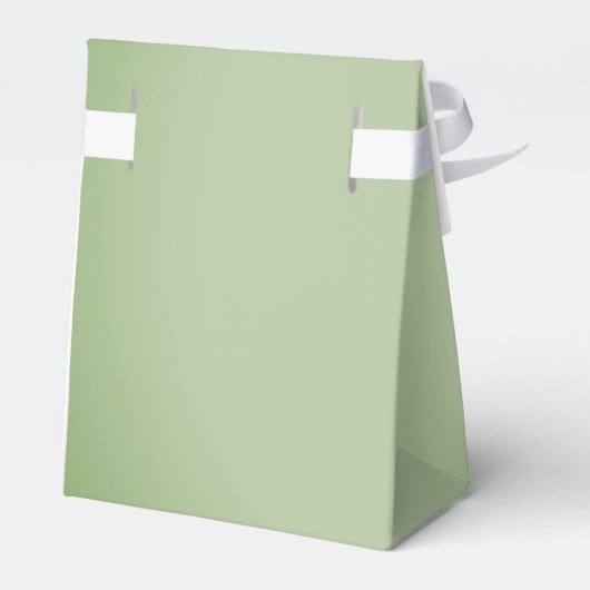 Solid Jade Green Celadon Geschenkschachtel (Rückseite)