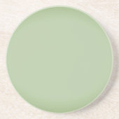 Solid Jade Green Celadon Getränkeuntersetzer (Vorne)