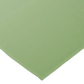 Solid Jade Green Celadon Großer Tischläufer (Ecke)