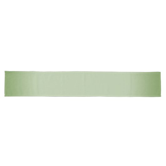 Solid Jade Green Celadon Großer Tischläufer (Horizontal)