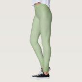 Solid Jade Green Celadon Leggings (Links)