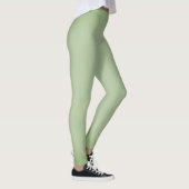 Solid Jade Green Celadon Leggings (Rechts)