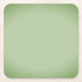 Solid Jade Green Celadon Rechteckiger Pappuntersetzer (Vorderseite)