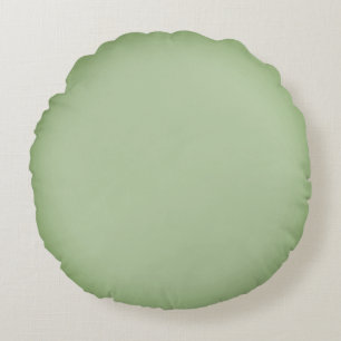 Solid Jade Green Celadon  Rundes Kissen