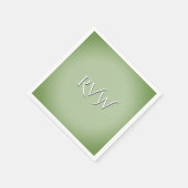 Solid Jade Green Celadon Serviette (Ecke)