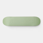 Solid Jade Green Celadon Skateboard (Horizontal)