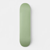 Solid Jade Green Celadon Skateboard (Vorne)