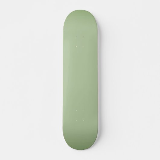 Solid Jade Green Celadon Skateboard (Vorne)