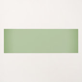 Solid Jade Green Celadon  Yogamatte (Rückseite (Horizontal))