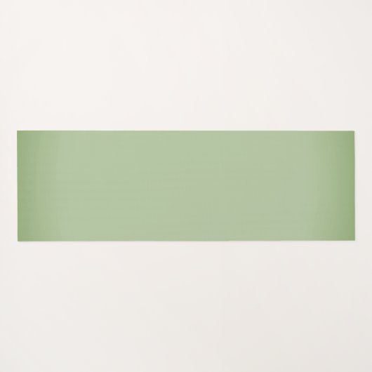 Solid Jade Green Celadon  Yogamatte (Rückseite (Horizontal))