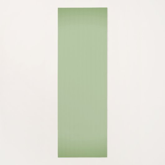 Solid Jade Green Celadon  Yogamatte (Rückseite)