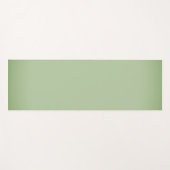 Solid Jade Green Celadon  Yogamatte (Vorderseite (Horizontal))
