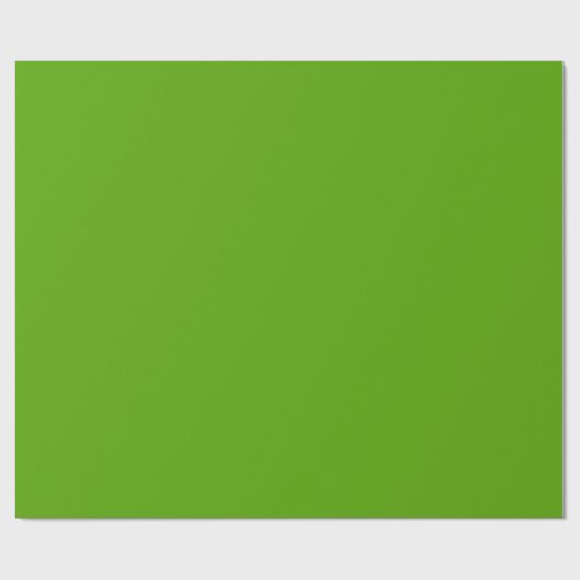 Solid Jolly Green Geschenkpapier (Flach)