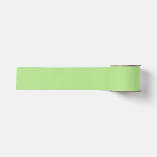 Solid Kiwi Green Ribbon Ripsband (Vorderseite)