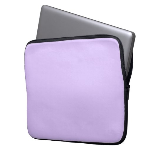 Solid Lavender Laptopschutzhülle (Vorderseite Links)
