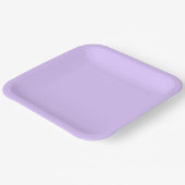 Solid Lavender Pappteller (Gewinkelt)