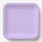 Solid Lavender Pappteller (Vorderseite)