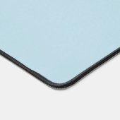 Solid Light Blue Background Desk Mat Schreibtischunterlage (Ecke)