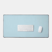 Solid Light Blue Background Desk Mat Schreibtischunterlage (Tastatur & Maus)