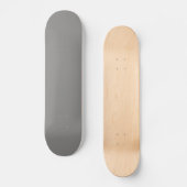 Solid Light Gray Skateboard (Vorderseite)