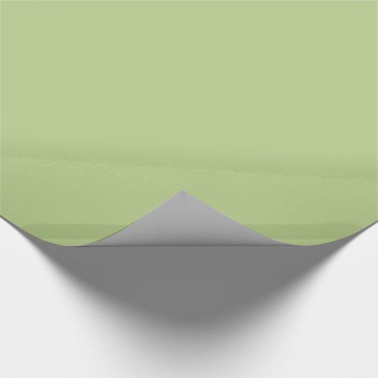 Solid Light Green Geschenkpapier (Ecke)