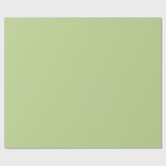 Solid Light Green Geschenkpapier (Flach)