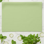 Solid Light Green Geschirrtuch (Gefaltet)