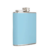 Solid Light Ice Blue Flachmann (Rechts)